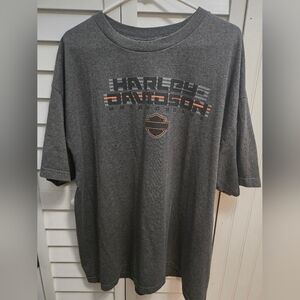 Harley-Davidson Space Coast FL Short Sleeve Tee Heather Grey Tshirt Mens Size 2X